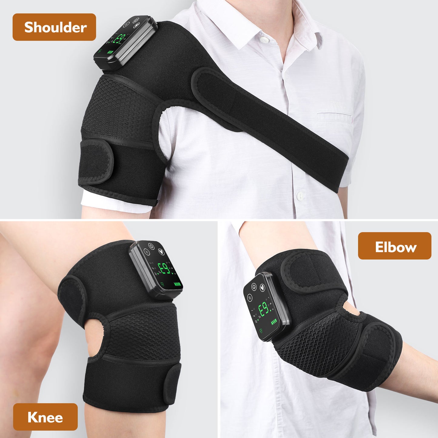 Heating vibration massage shoulder / leg universal protective gear