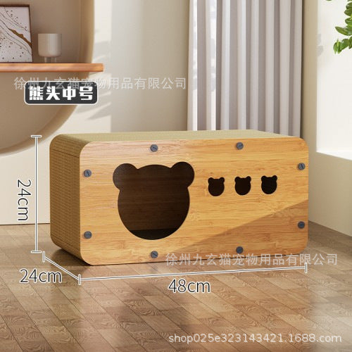 🐱Cat scratching board house