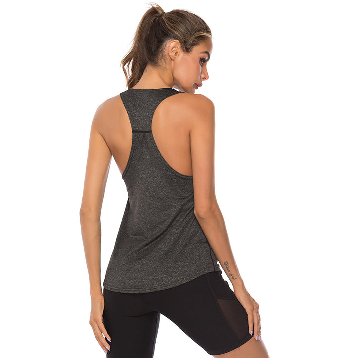 Fitness training sports pure cotton jersey women's vest