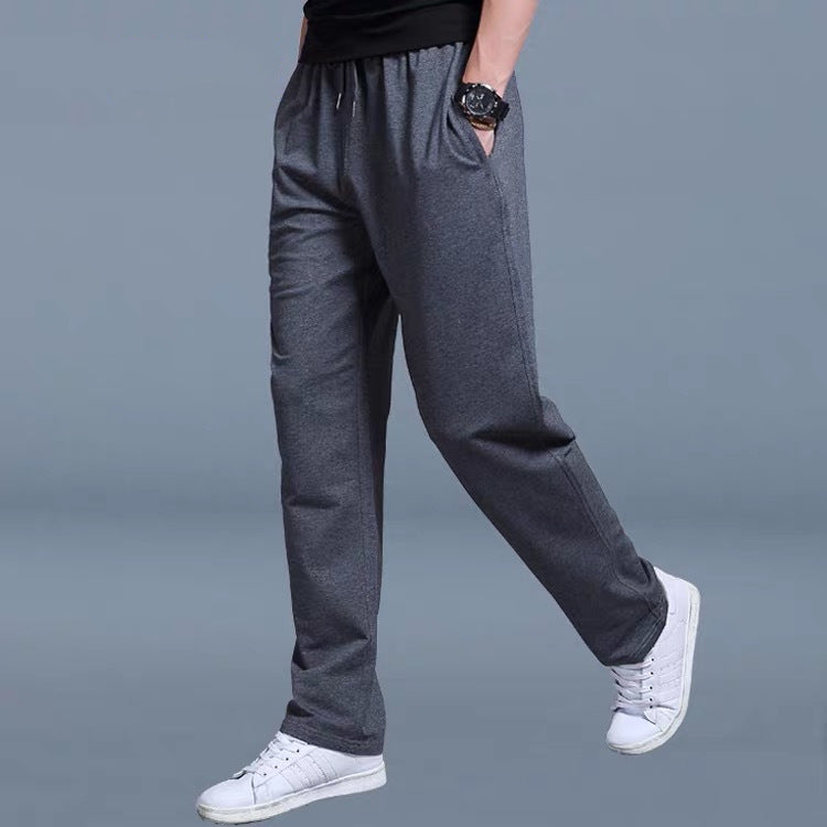 Casual straight trousers