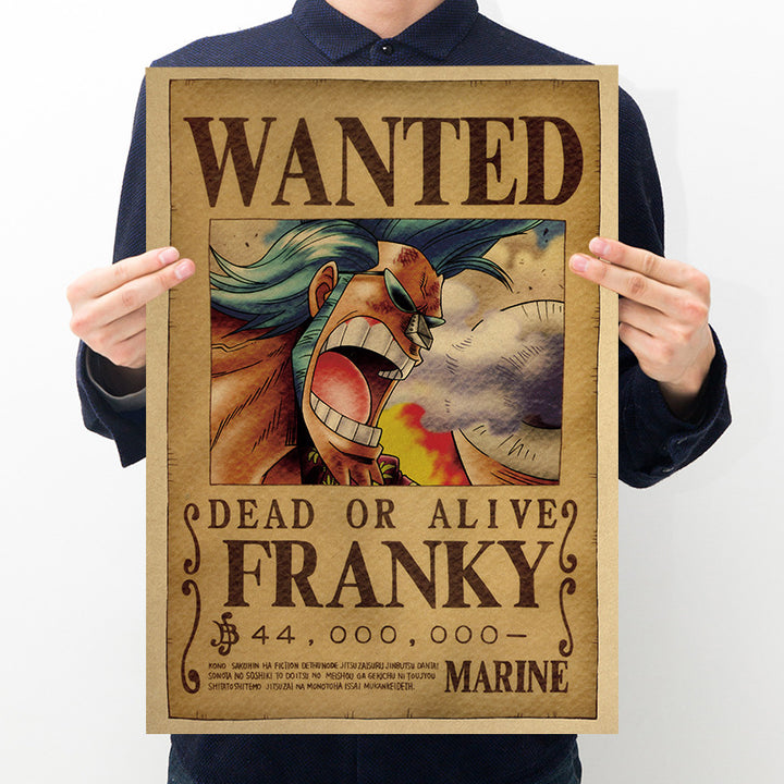 One Piece Bounty Order Series Kraft Paper Poster