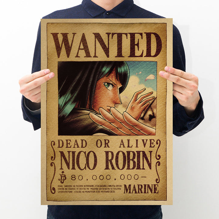 One Piece Bounty Order Series Kraft Paper Poster