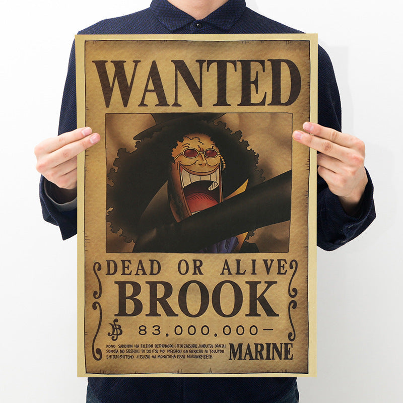 One Piece Bounty Order Series Kraft Paper Poster