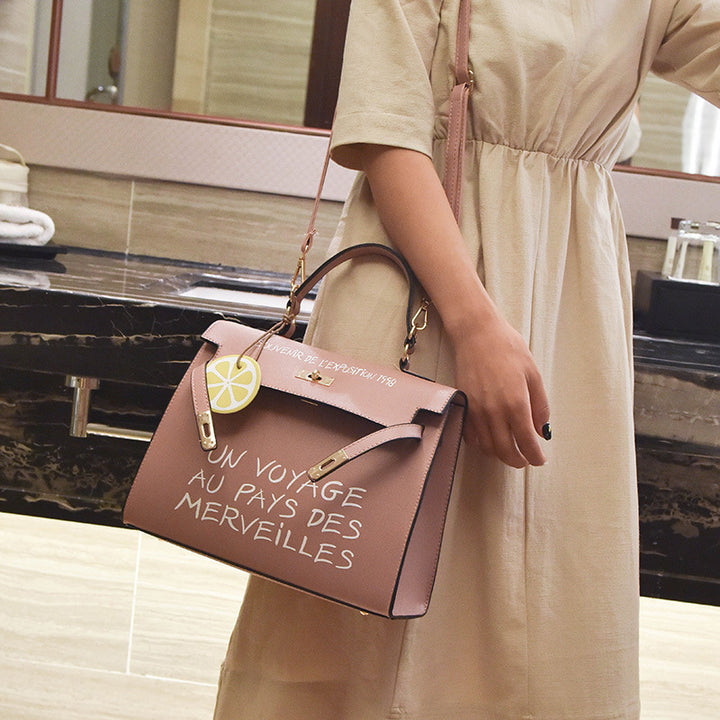 Simple Kelly letter handbag