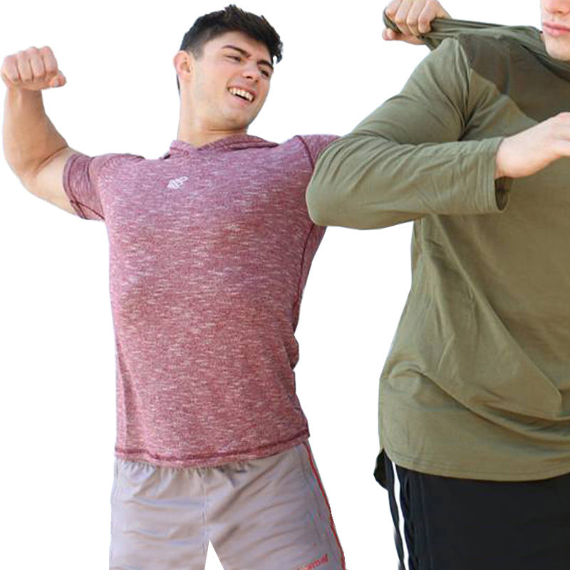 Fitness Short-sleeved sweater