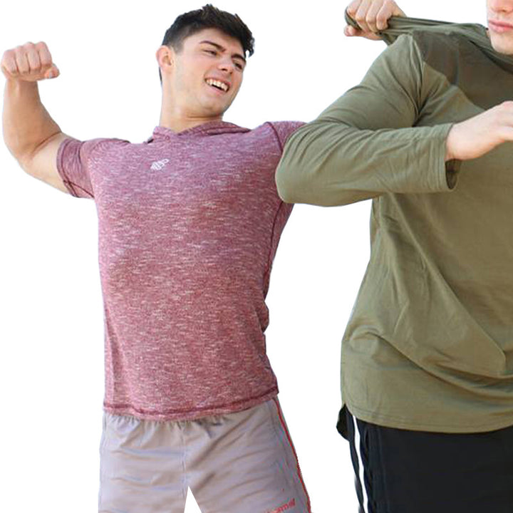 Fitness Short-sleeved sweater