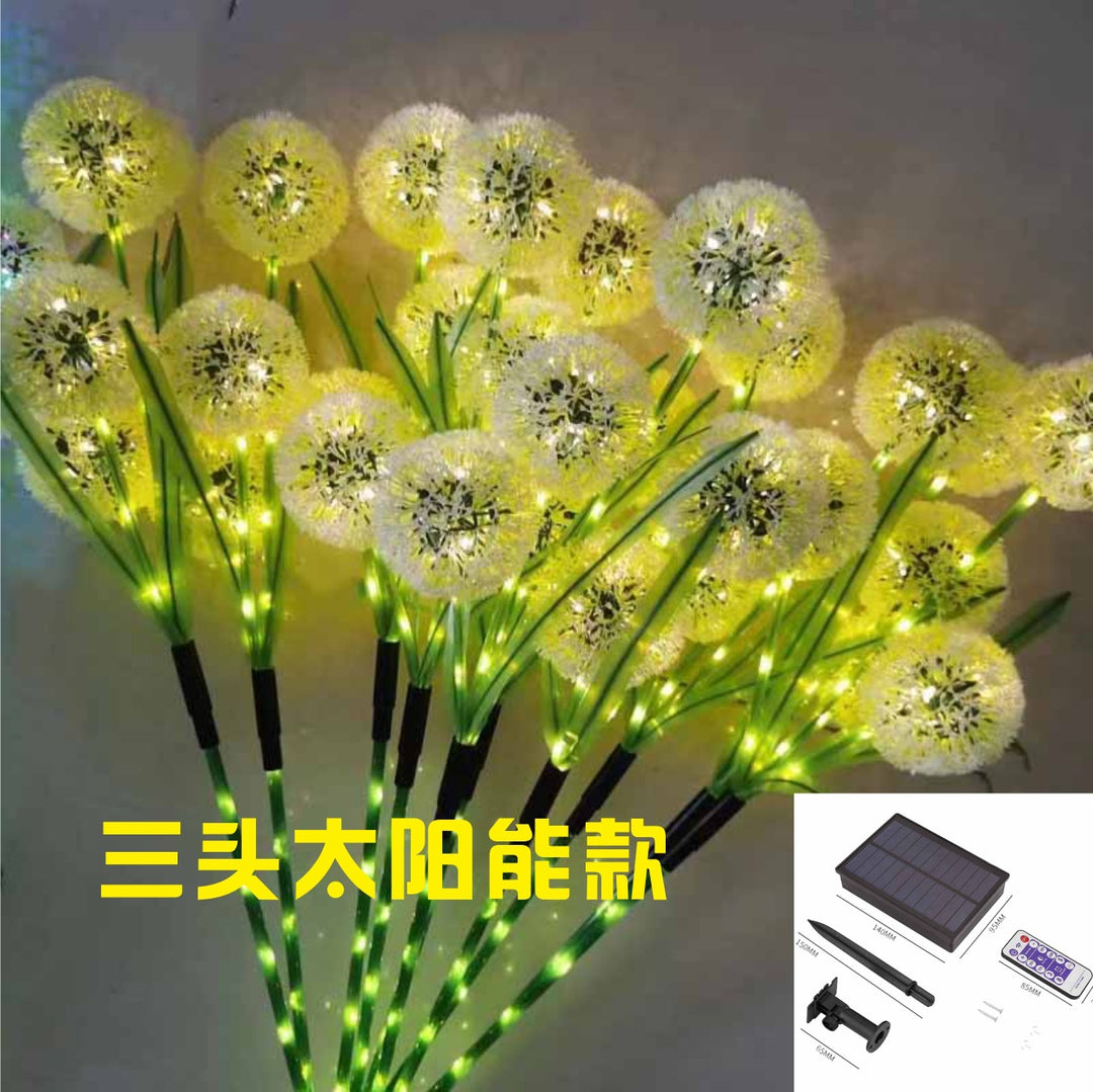Solar dandelion ground lamp