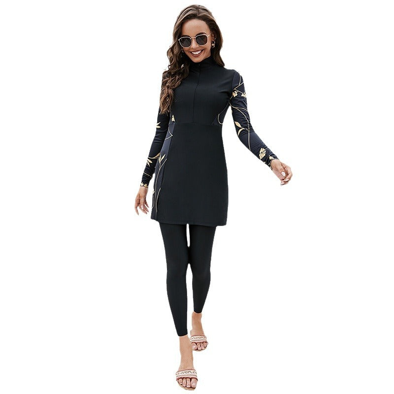 Arab full-body two-piece swimsuit