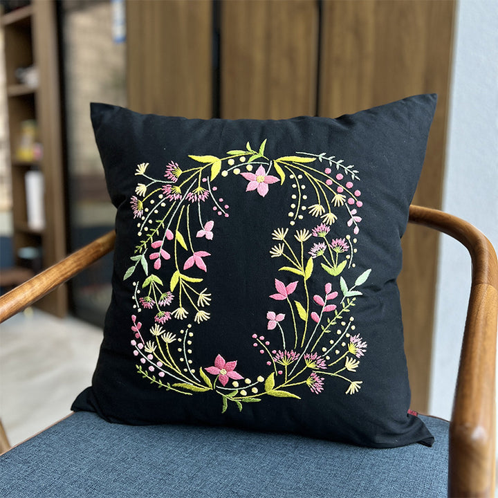 Lu embroidery ethnic style embroidery pillow (handmade)