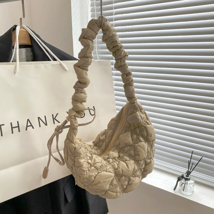 Small Korean pleated cloud dumpling bag