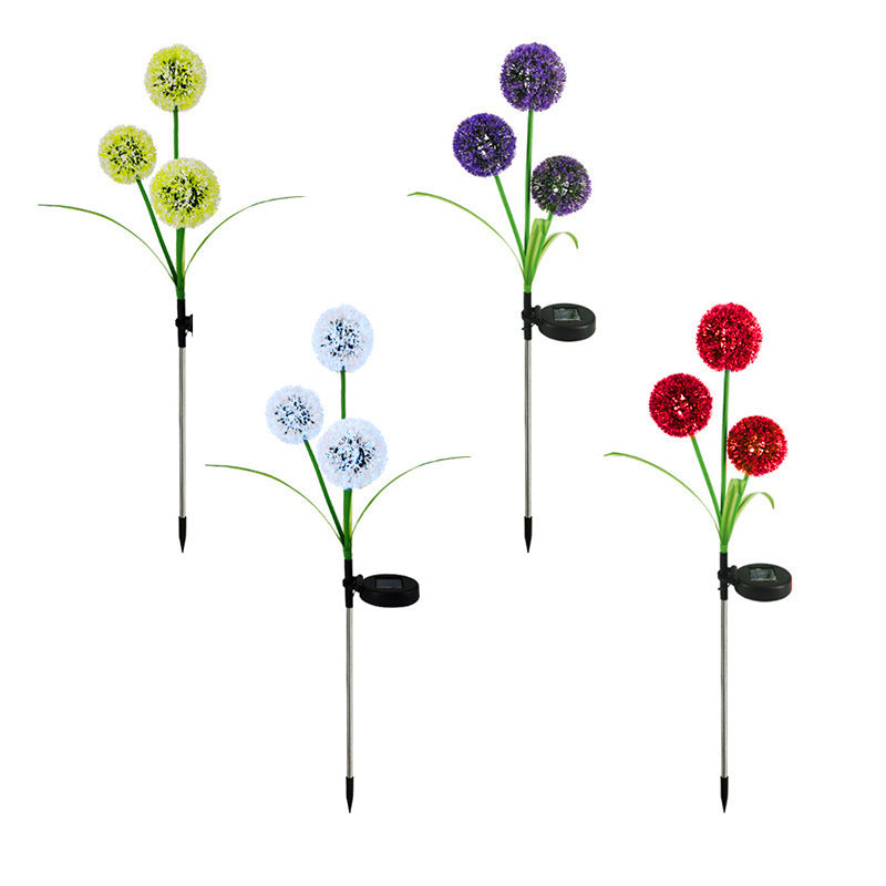 Solar dandelion ground lamp