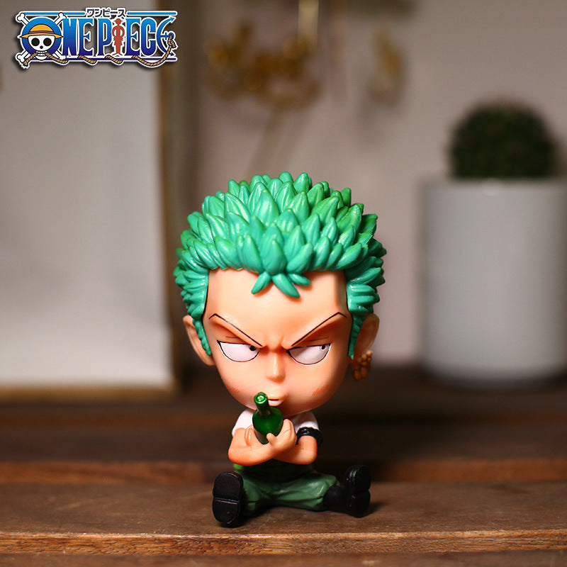 One Piece Big Head GK sitting doll