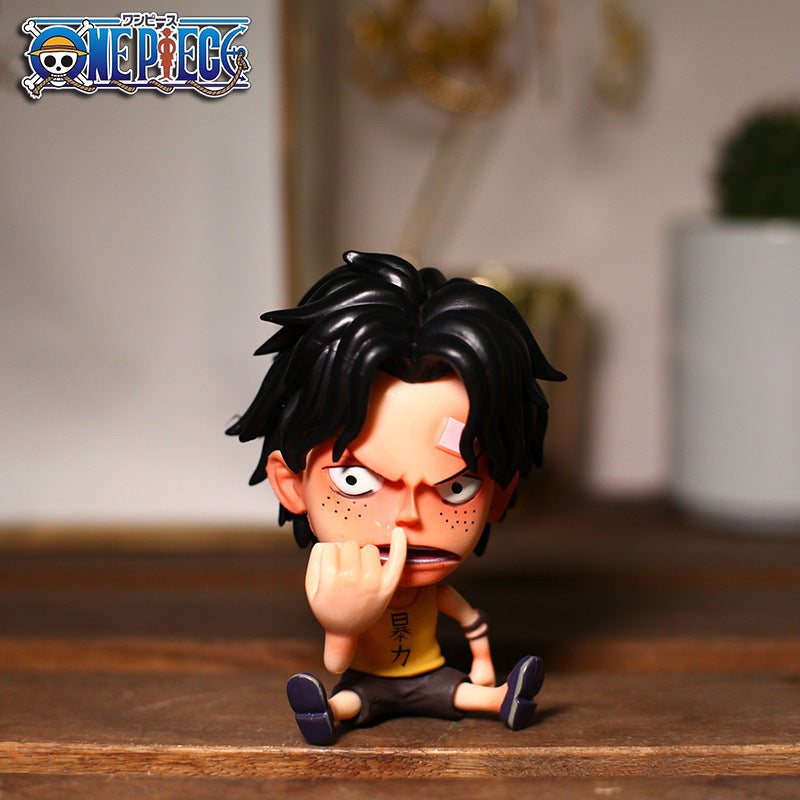 One Piece Big Head GK sitting doll