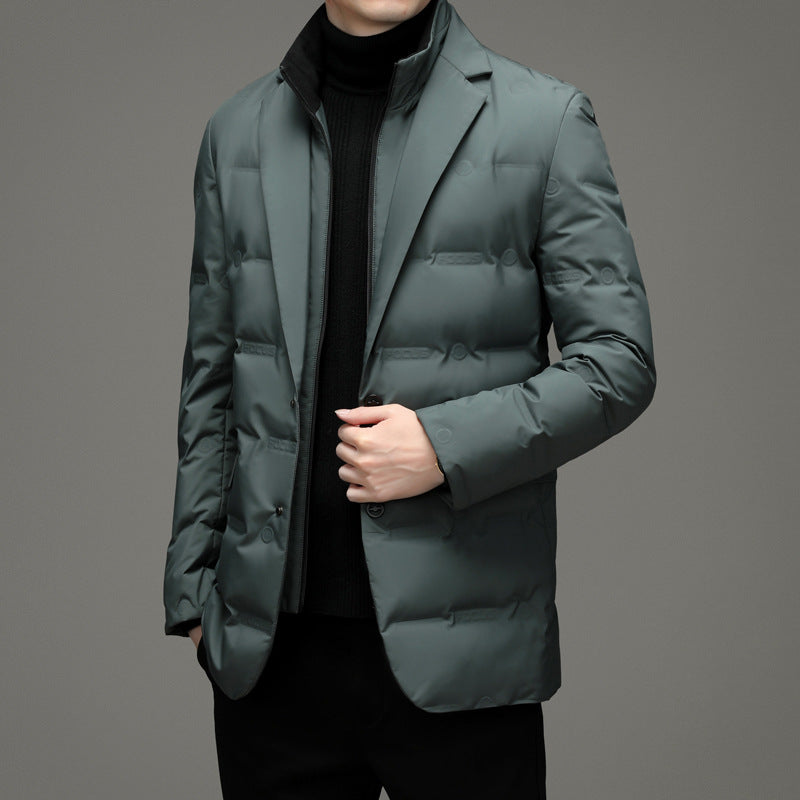 2025  two-piece suit-style down jacket