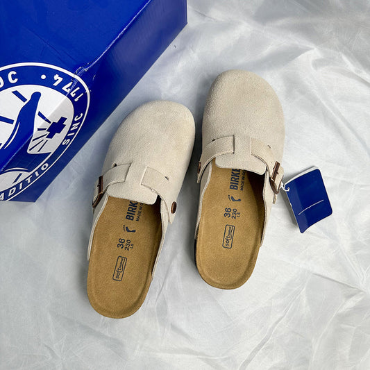 Cowhide Birkenstock Slippers