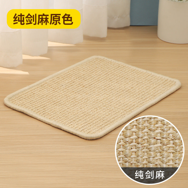 Sisal cat scratching mat anti-cat scratching sofa protection