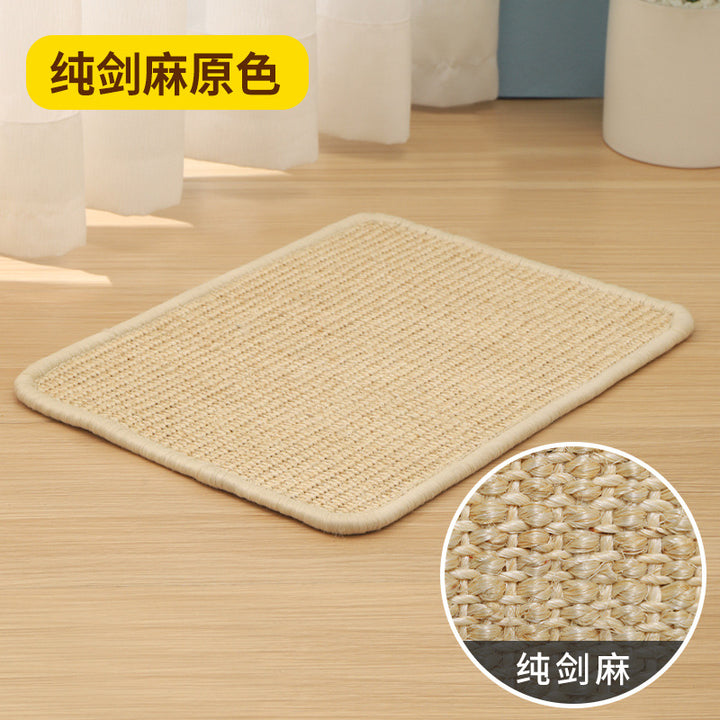 Sisal cat scratching mat anti-cat scratching sofa protection