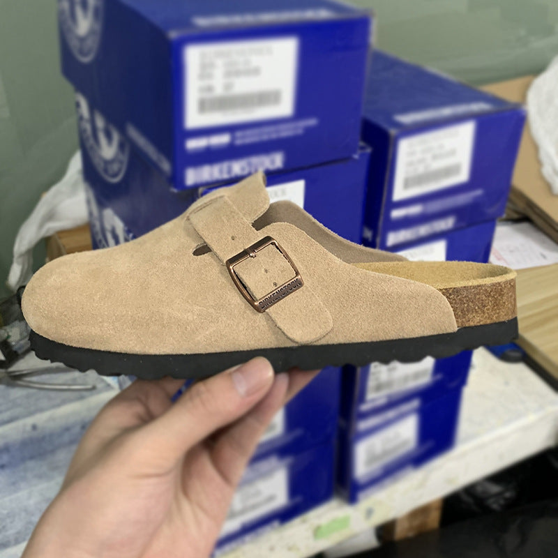 Cowhide Birkenstock Slippers