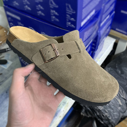 Cowhide Birkenstock Slippers