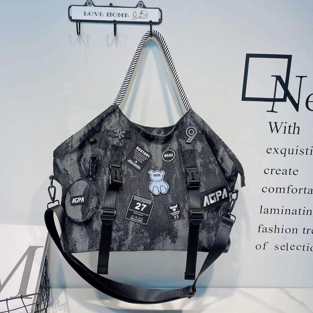Waterproof nylon mesh shoulder bag
