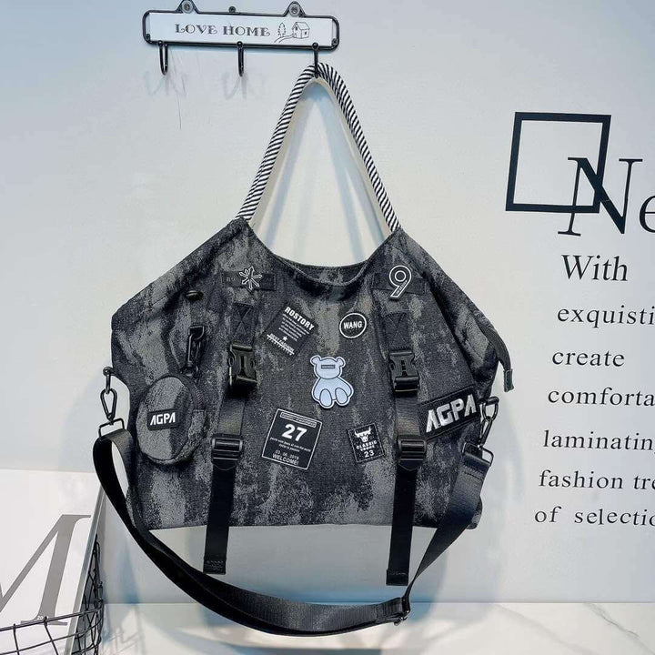Waterproof nylon mesh shoulder bag