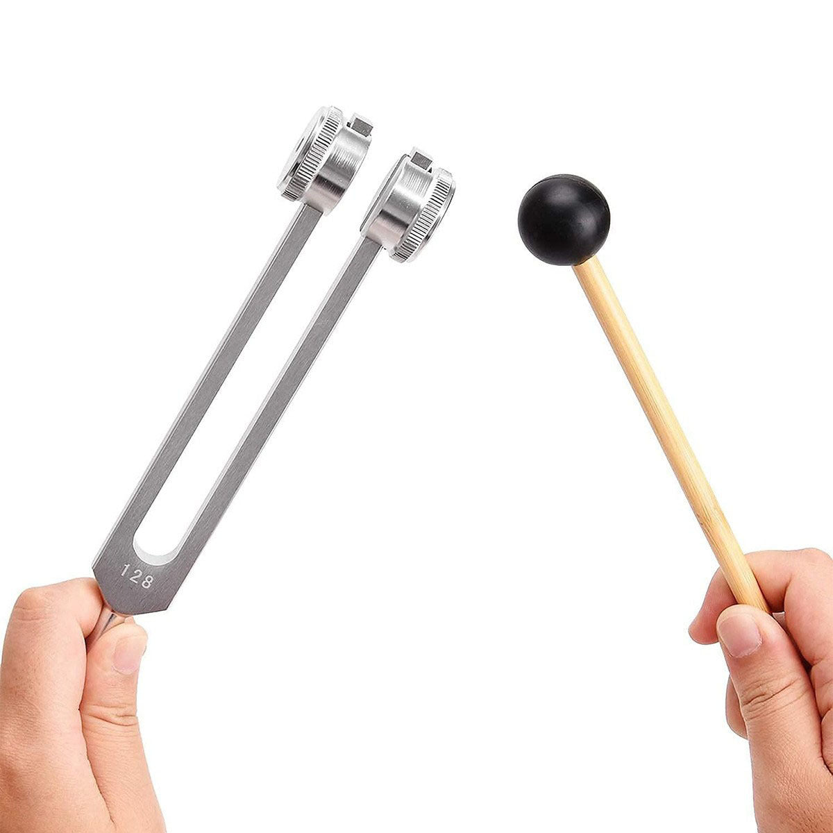 128 nerve tuning fork for treatment of sound