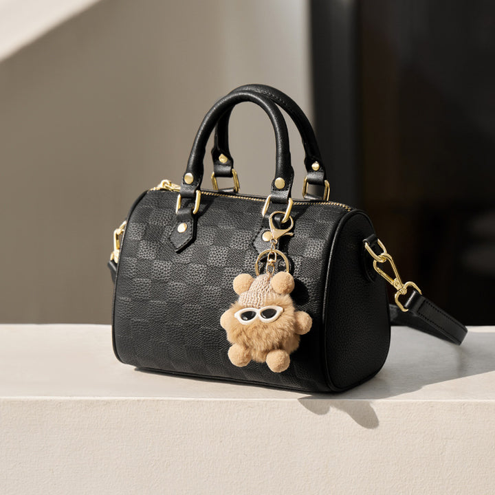 2025 Boston pillow genuine leather messenger bag