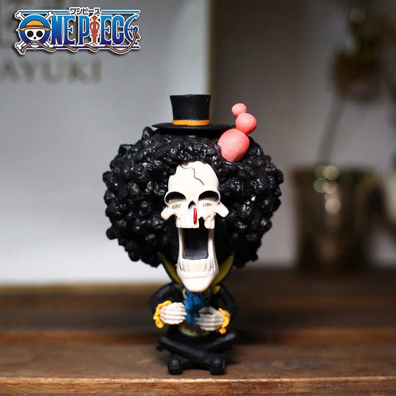 One Piece Big Head GK sitting doll