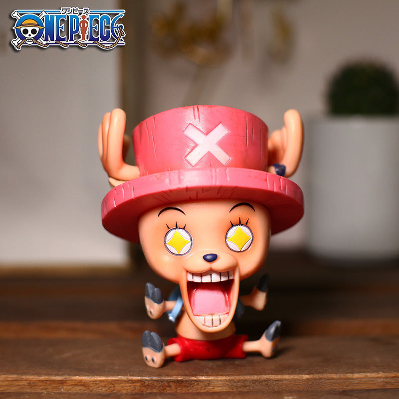 One Piece Big Head GK sitting doll