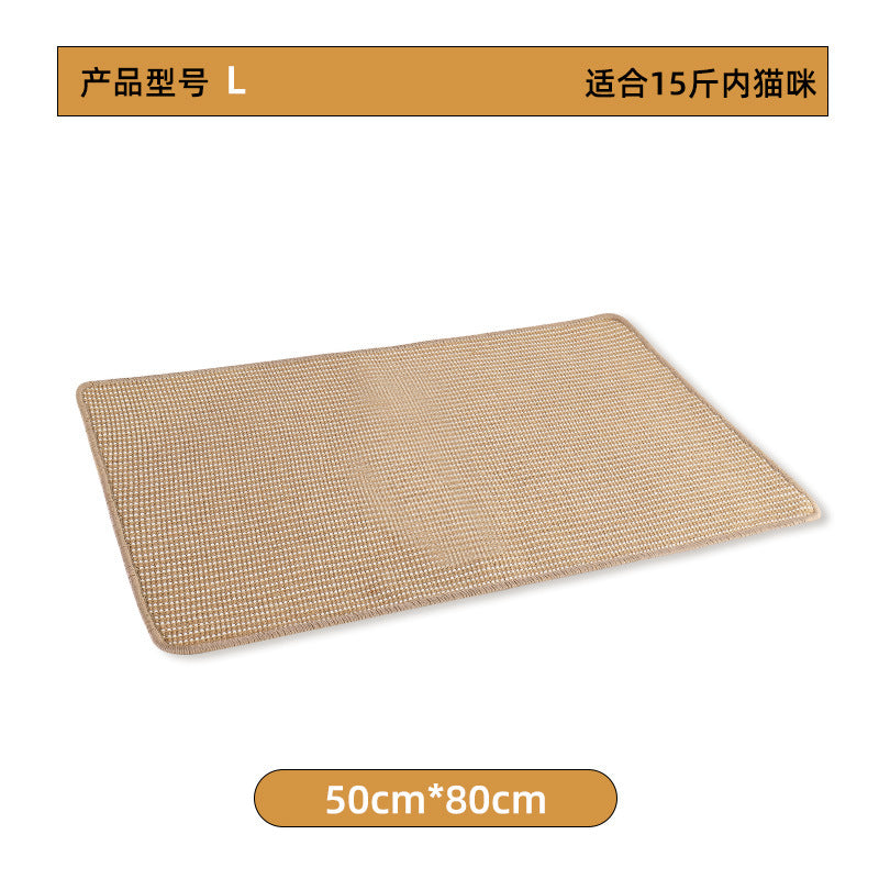 Sisal cat scratching mat anti-cat scratching sofa protection