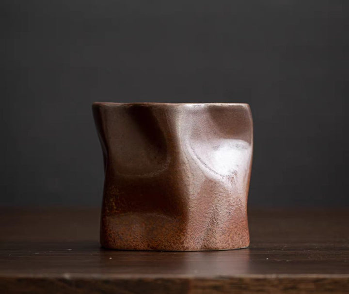 Japanese simple stoneware coffee cup