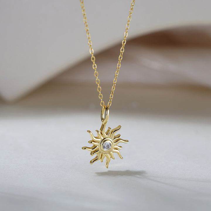 High-end sterling silver clavicle necklace