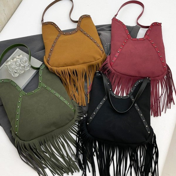 Casual personality shoulder tote bag