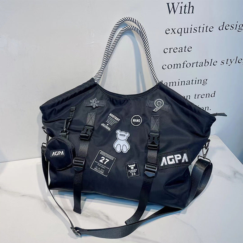 Waterproof nylon mesh shoulder bag