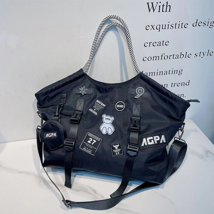 Waterproof nylon mesh shoulder bag