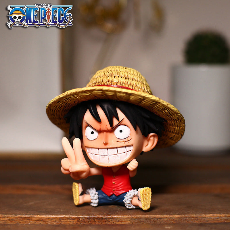 One Piece Big Head GK sitting doll