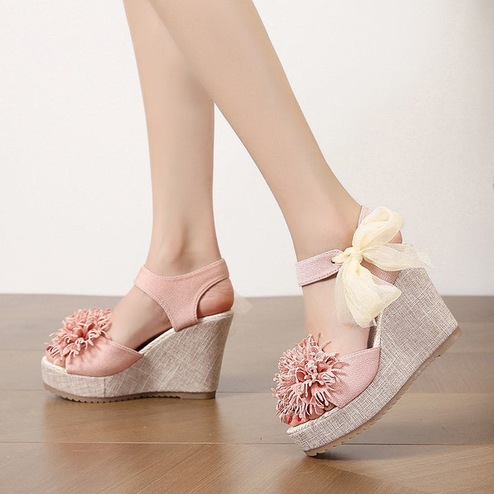 Korean version open toe casual sandals