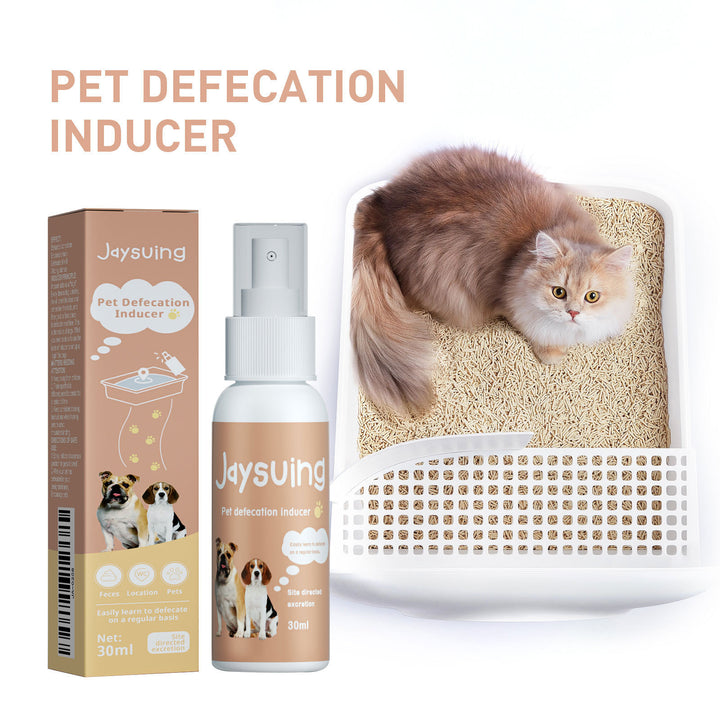 Pet toilet fixed point training inducer spray