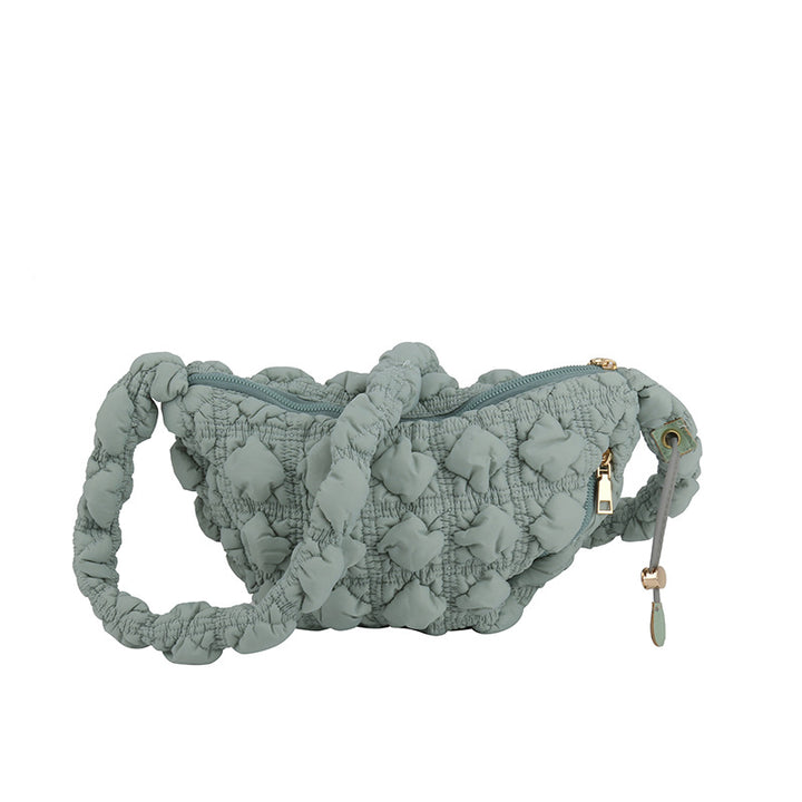 Small Korean pleated cloud dumpling bag