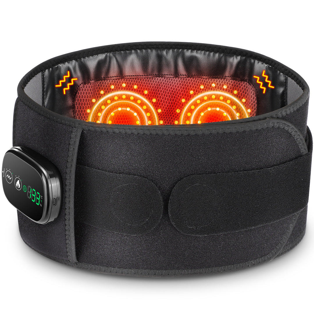 Heating massage belt
