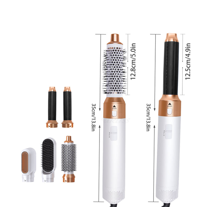 Five-in-one comb electric hair dryer