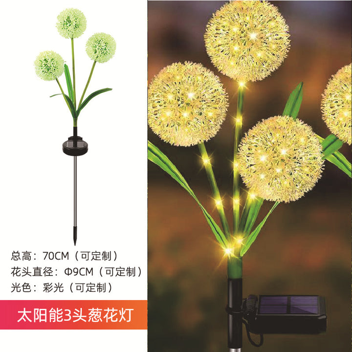 Solar dandelion ground lamp
