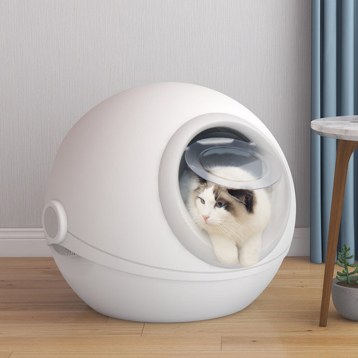 Fully Enclosed Anti-Splash Cat Toilet
