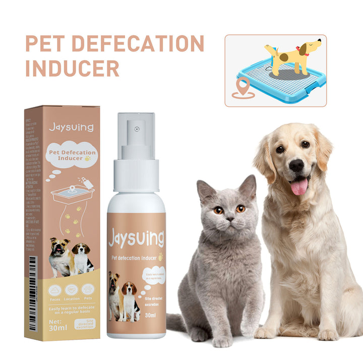 Pet toilet fixed point training inducer spray
