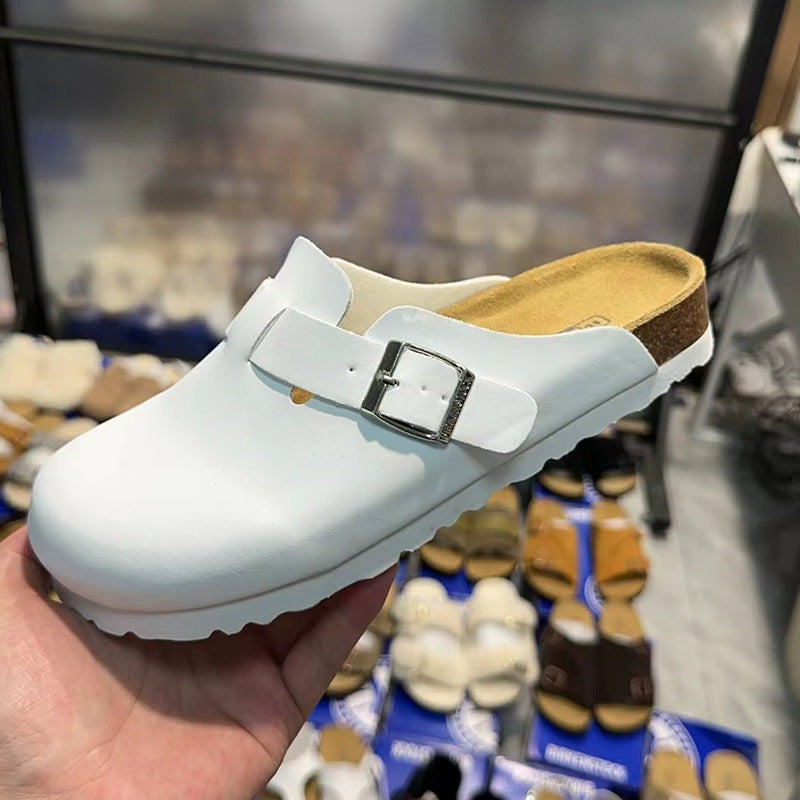 Cowhide Birkenstock Slippers
