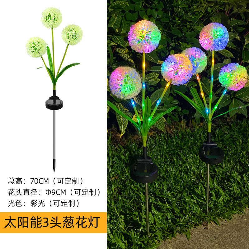Solar dandelion ground lamp