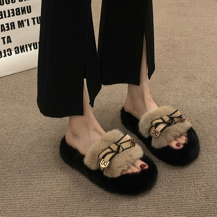 Goods fur slippers