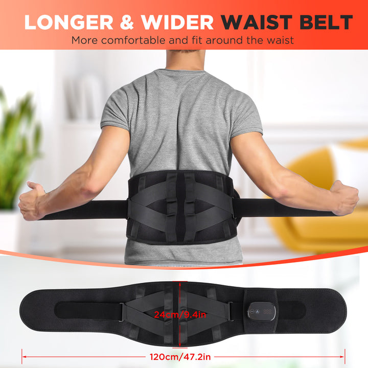 Heating massage belt