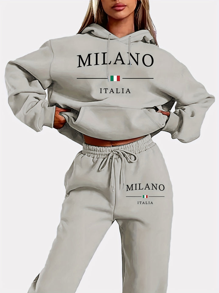 2025 fashion sweater two-piece suit