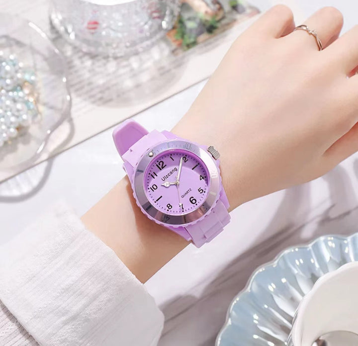Students anti-fall colored watch